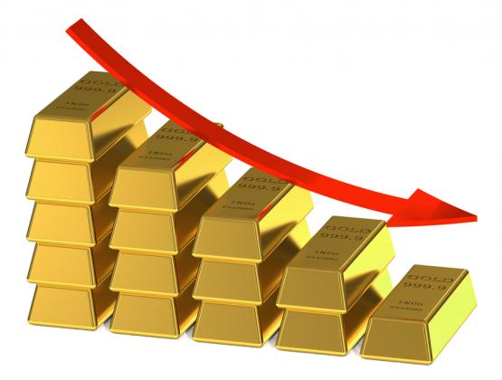 Gold Prices Sharply Lower as Dollar Resurgence Takes a Toll
