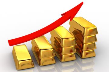Gold Sharply Higher