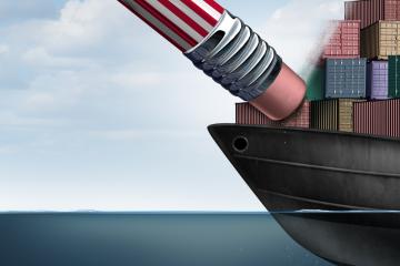US Trade Balance Shows Shrinking Deficit